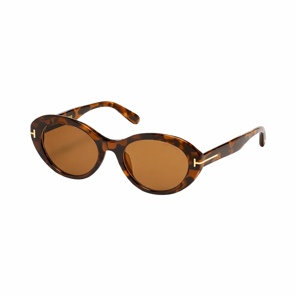 Tammy Oval Sunglasses – Tortoiseshell | Warm Brown Lenses - Image 2